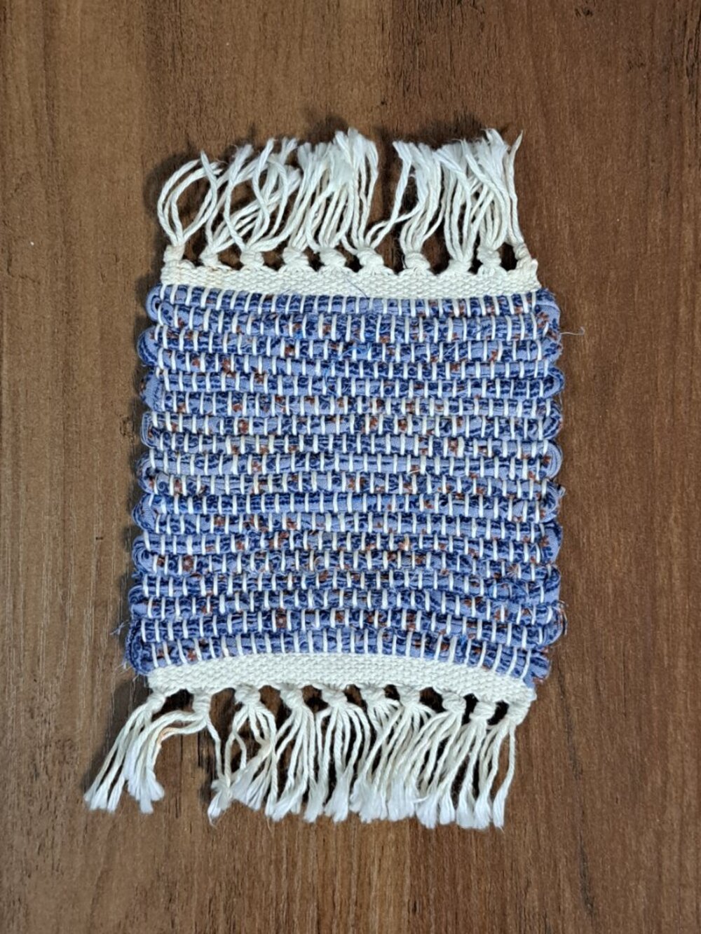 Miniature Woven Farmhouse Rag Rug
